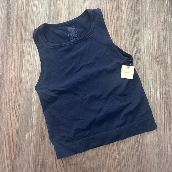 Anthropologie Navy Tank NWT size S - Picture 3 of 8